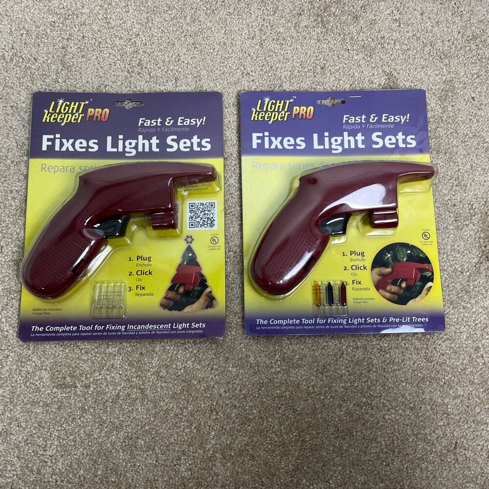 Light Keeper Pro Fixes Christmas Light Sets Fast and Easy 2 Sets Brand New‎